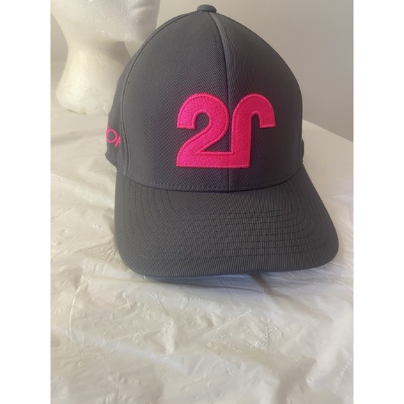 Unisex‎ G/FORE Gray/ Pink Embroidered Adjustable Hat-NWOT- Rare Find - Picture 1 of 10